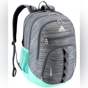 Pink and Gray Adidas Backpack